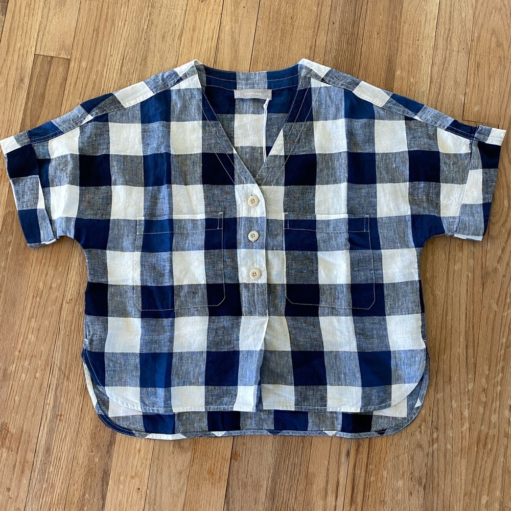 Everlane Linen Top